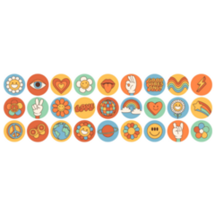 Groovy Circles Sticker Sheet