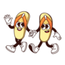 Groovy Flip Flop Friends Sticker