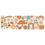 Groovy Hippie 70s Sticker Sheet