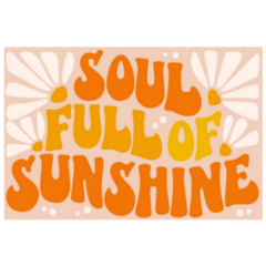 Groovy Soul Full of Sunshine Sticker