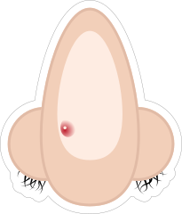 Gross Nose Emoji Sticker