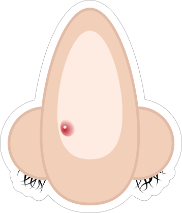 Gross Nose Emoji Sticker