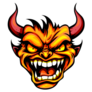 Grotesque Portrait Of The Devil Sticker