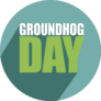 Groundhog Day 3D Icon Sticker