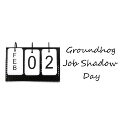 Groundhog Job Shadow Day- February 2 Sticker