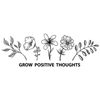 Grow Positive Thoughts Sticker
