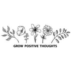 Grow Positive Thoughts Sticker
