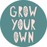 Grow Your Own Hand Lettered Gardening Sticker
