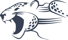 Growling Cheetah Sticker