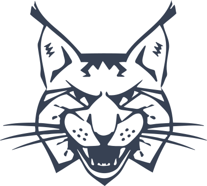 Growling Lynx Head Sticker