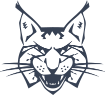 Growling Lynx Head Sticker