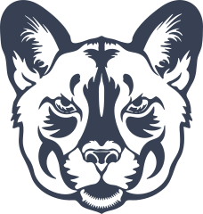 Grumpy Bobcat Face Sticker