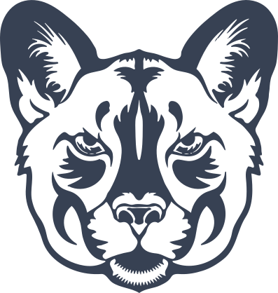 Grumpy Bobcat Face Sticker