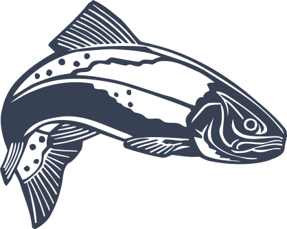 Grumpy Trout Fish Fishing Sticker