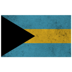 Grunge Bahamas Sticker