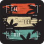 Grunge California Palm Trees Sticker