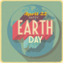 Grunge Earth Day April 22 Sticker