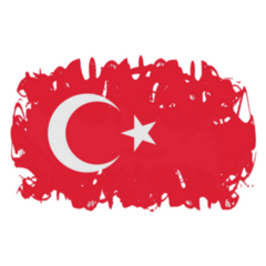 Grunge Flag Of Turkey Sticker