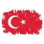 Grunge Flag Of Turkey Sticker