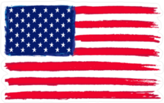 Grunge Flag Of USA Sticker