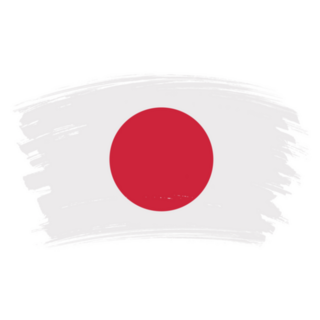 Grunge Japan Flag Sticker