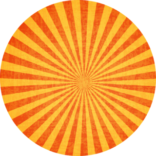 Grunge Sunburst Sticker