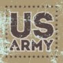 Grunge US Army Sign Sticker