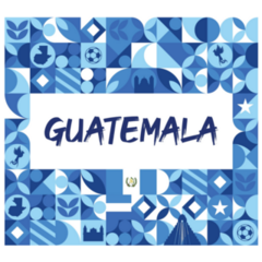 Guatemala Blue Banner Sticker
