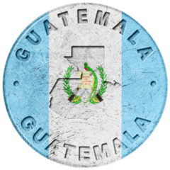 Guatemala Button Sticker