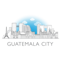 Guatemala City Drawing Sticker