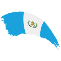 Guatemala Flag Brush Sticker