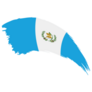 Guatemala Flag Brush Sticker