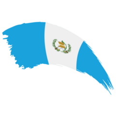 Guatemala Flag Brush Sticker