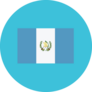 Guatemala Flag Circle Sticker