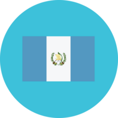 Guatemala Flag Circle Sticker