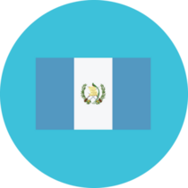Guatemala Flag Circle Sticker