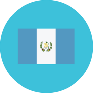 Guatemala Flag Circle Sticker
