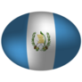 Guatemala Flag Oval Sticker