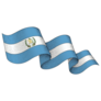 Guatemala Flag Ribbon Sticker