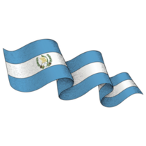 Guatemala Flag Ribbon Sticker