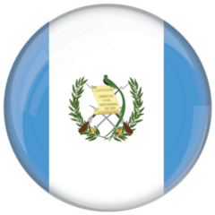 Guatemala Glossy Circle Sticker