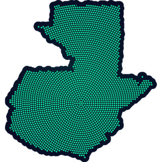 Guatemala Green Dot Sticker