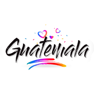 Guatemala Love Font Sticker