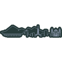Guatemala Skyline Sticker