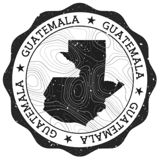 Guatemala Stamp Sticker 