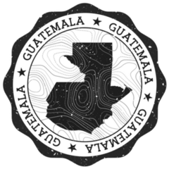 Guatemala Stamp Sticker 