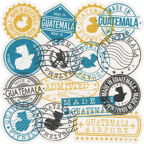 Guatemala Stamps Sticker