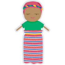Guatemalan Doll Sticker
