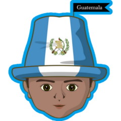 Guatemalan Man Sticker