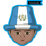 Guatemalan Man Sticker